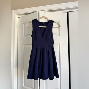 Windsor Navy Blue Mini Dress
